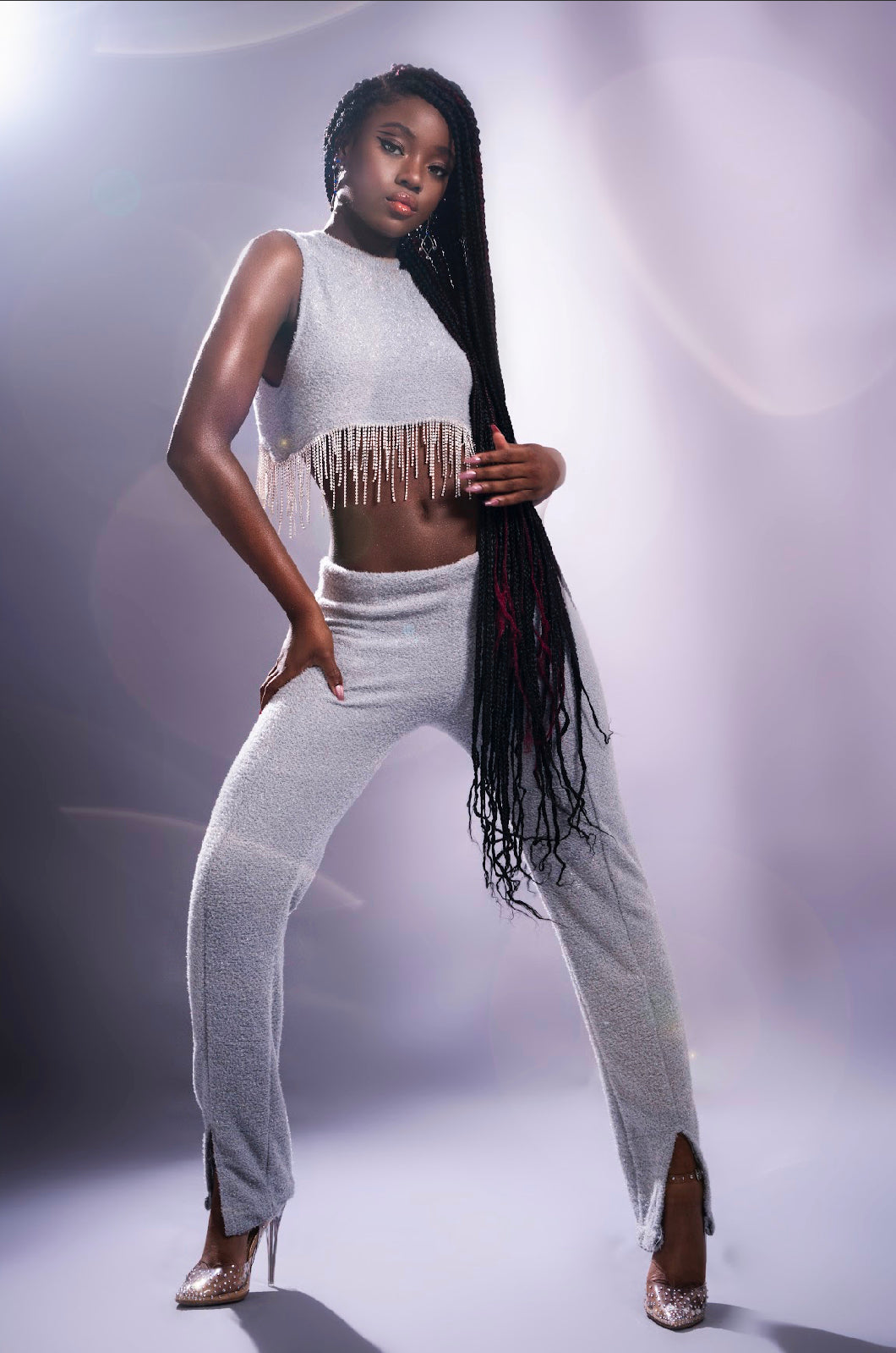 Leila Goddess Fringe Set