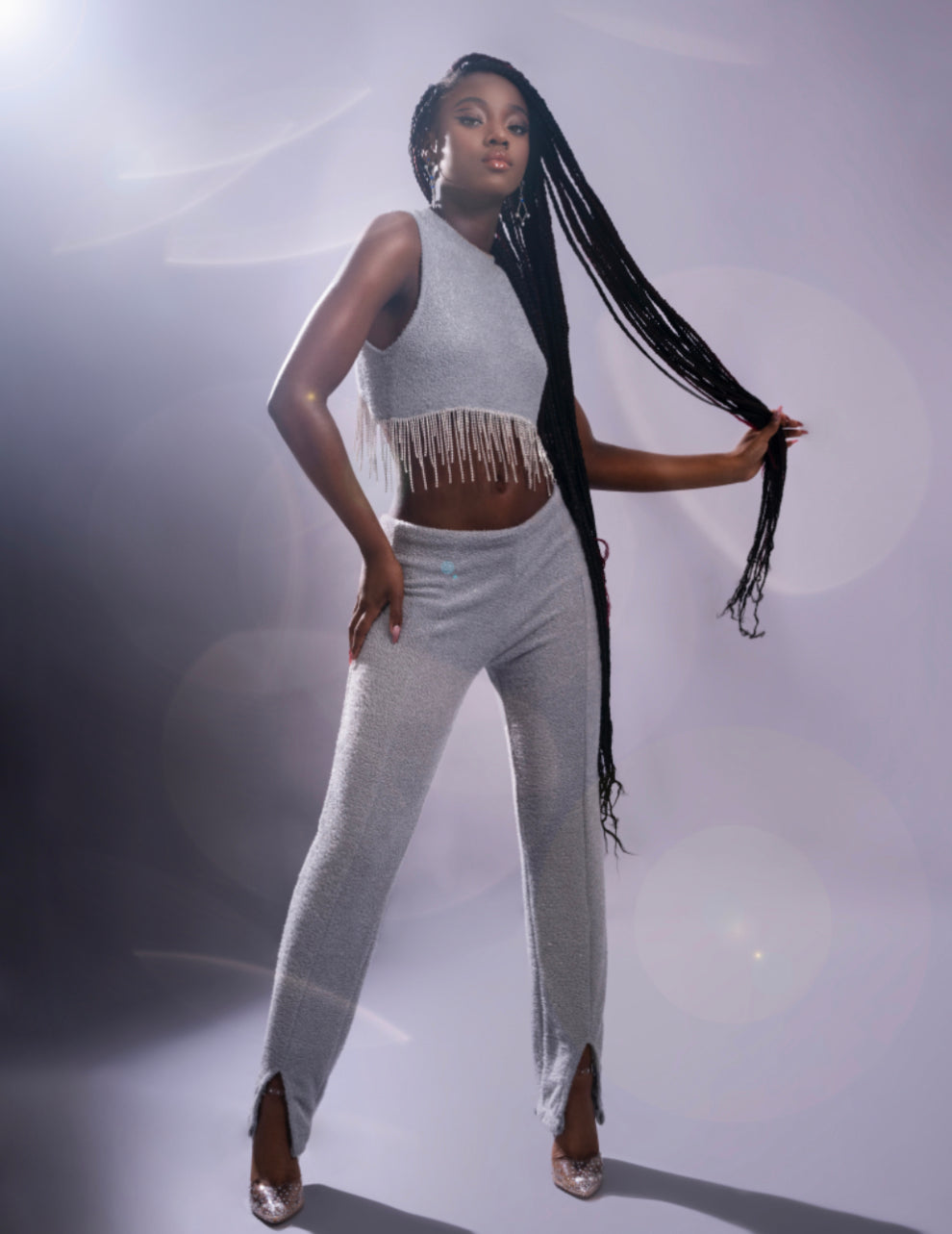 Leila Goddess Fringe Set