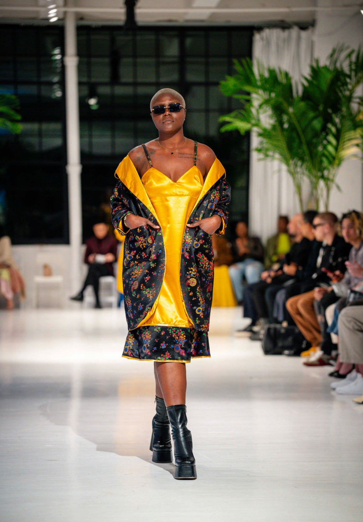 Oversized Japanese-Inspired Brocade Jacket