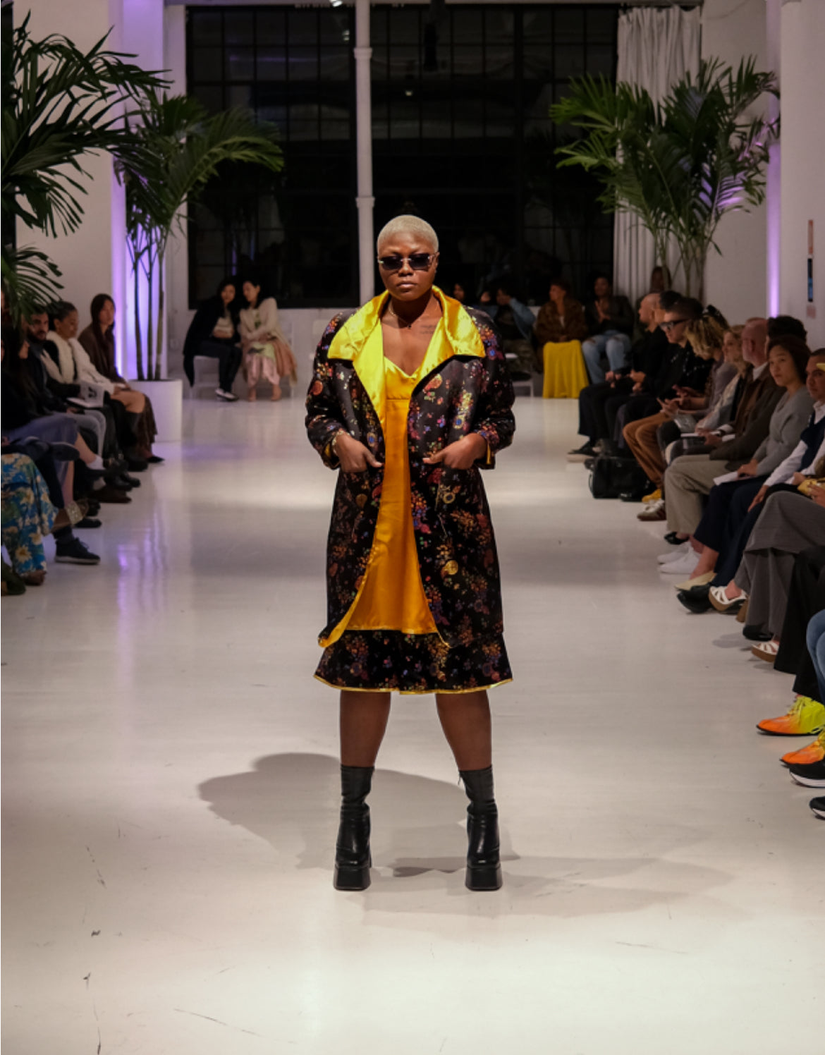 Oversized Japanese-Inspired Brocade Jacket