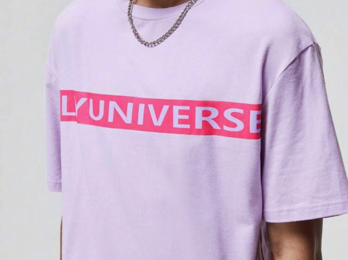 Unisex Cotton Letter Graphic Tee Barbie Inspired