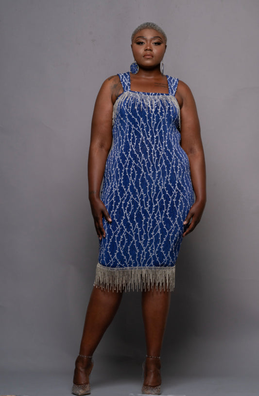 Karee Goddess Fringe Dress