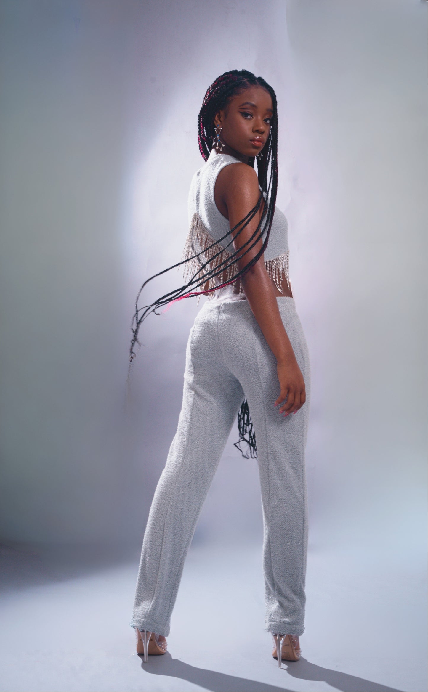 Leila Goddess Fringe Set