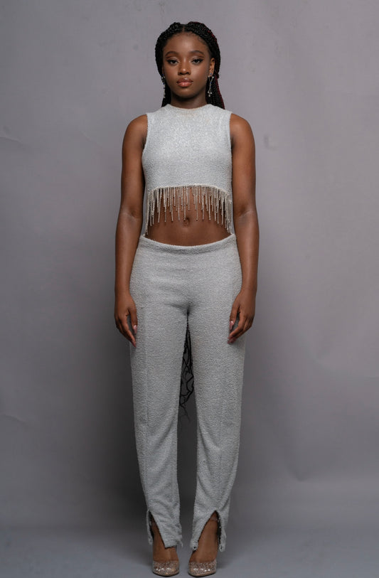 Leila Goddess Fringe Set