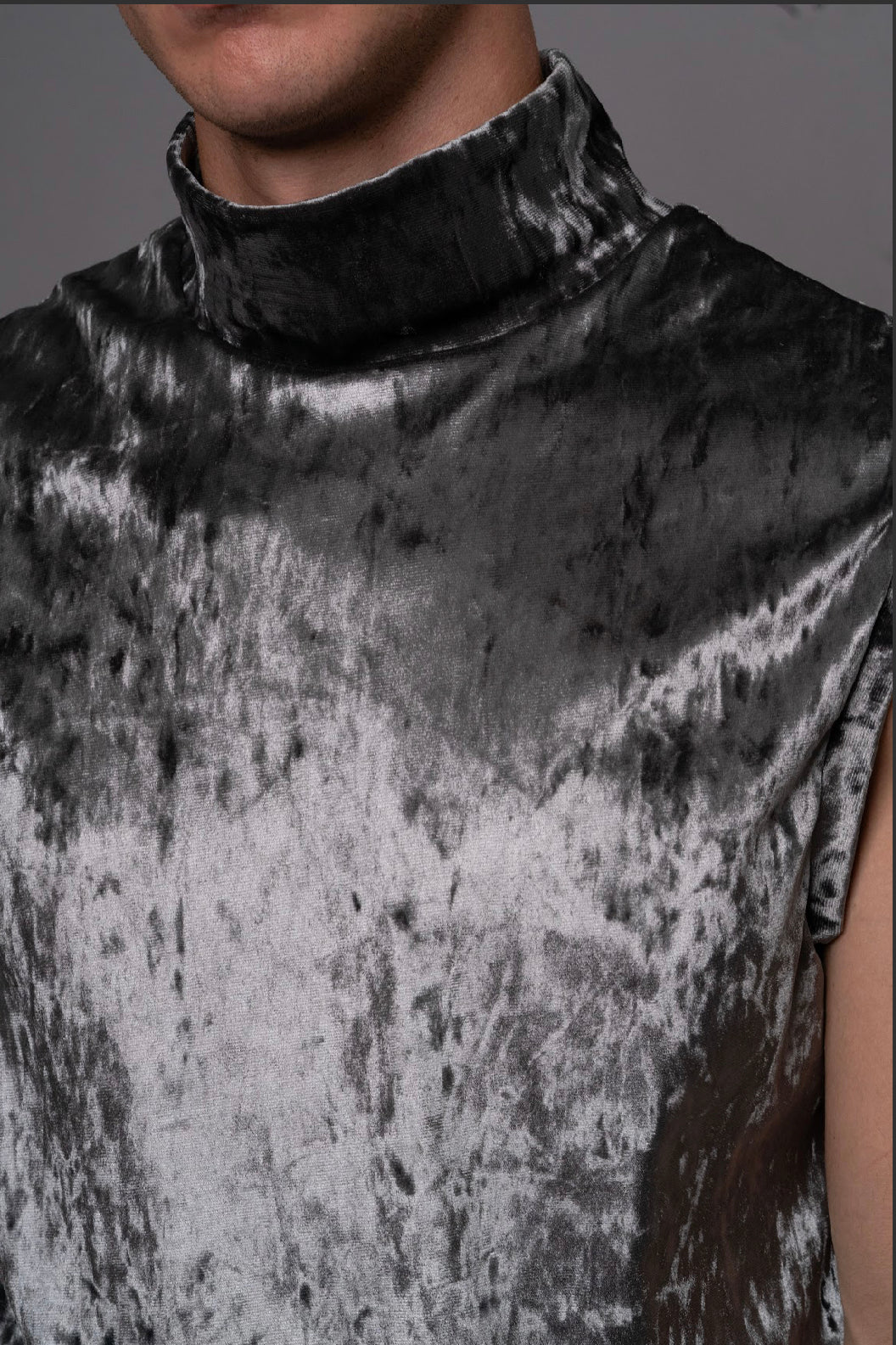 Angel God Velvet Turtleneck shirt