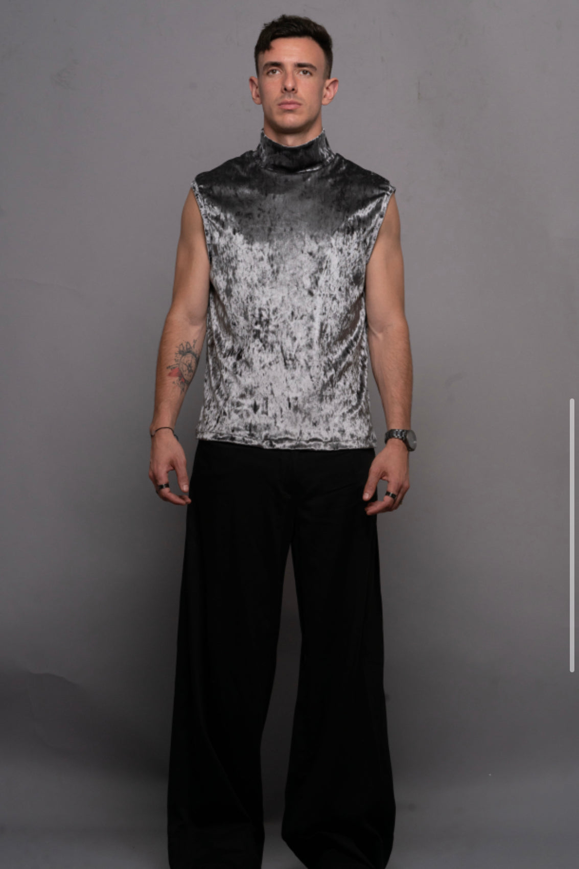 Angel God Velvet Turtleneck shirt
