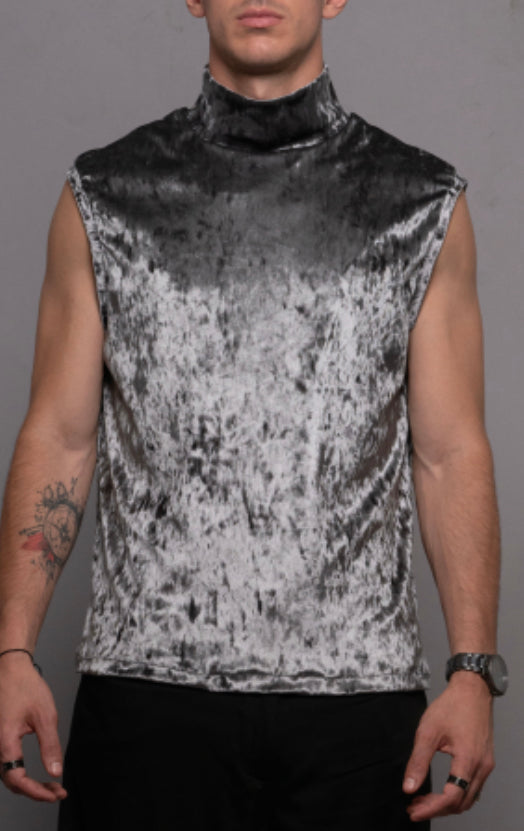 Angel God Velvet Turtleneck shirt