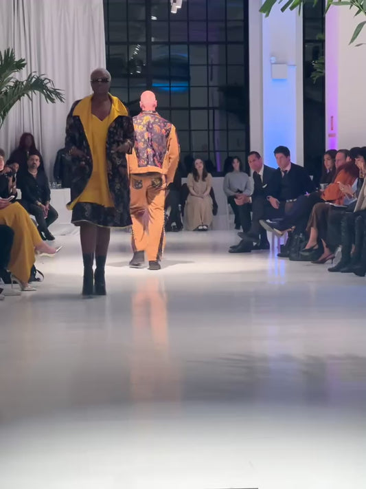 Oversized Japanese-Inspired Brocade Jacket
